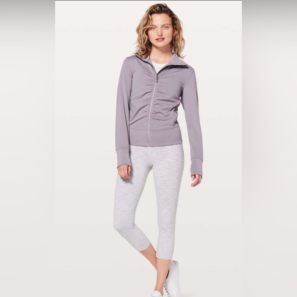Lululemon Gather Up Jacket Zip-Up Jacket in Dusty Dawn.